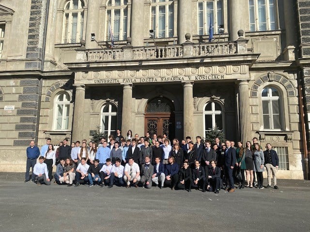 Celoštátne kolo Chemickej olympiády 2026, Košice - spoločná fotografia účastníkov