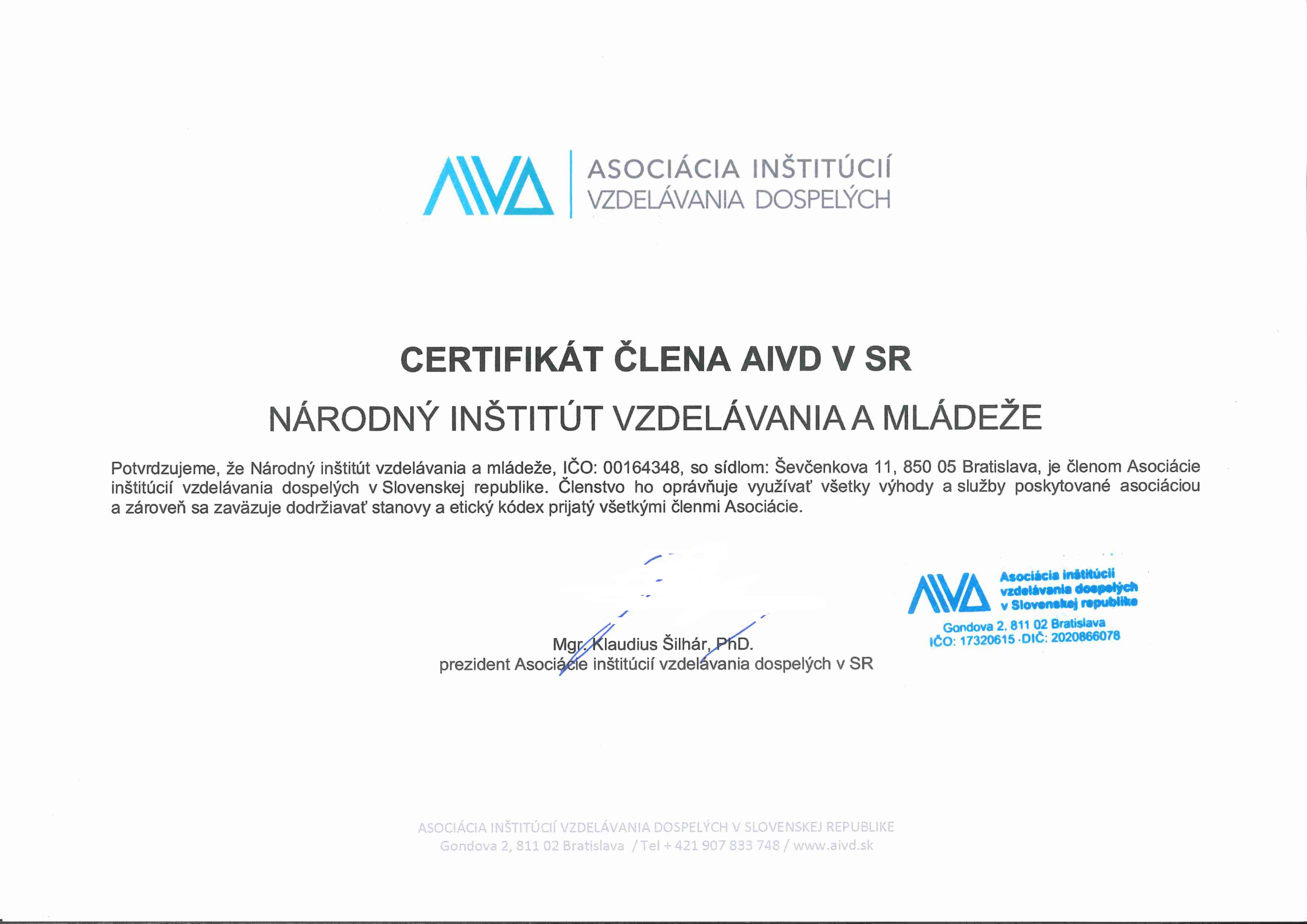 Memorandum o spolupráci medzi NIVaM a AIVD