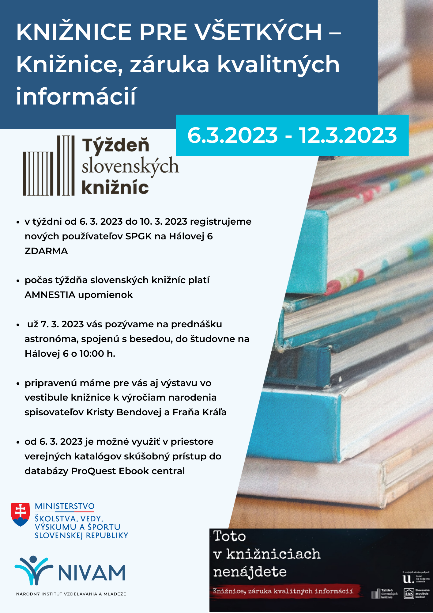 Týždeň slovenských knižníc