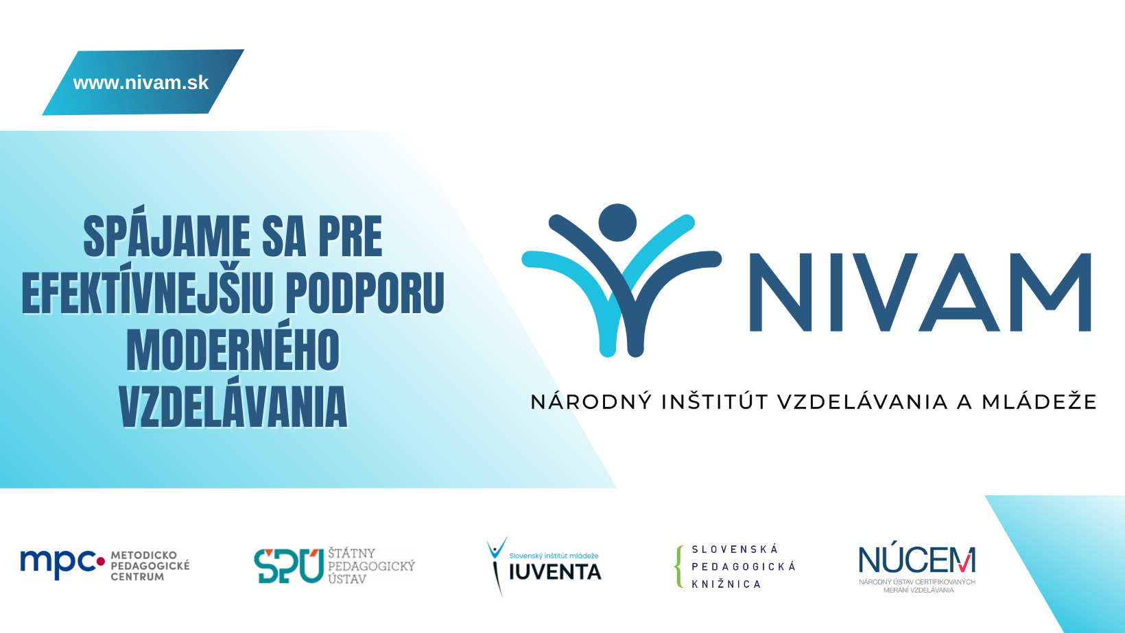 Národný inštitút vzdelávania a mládeže: Spájame sa pre efektívnejšiu podporu moderného vzdelávania