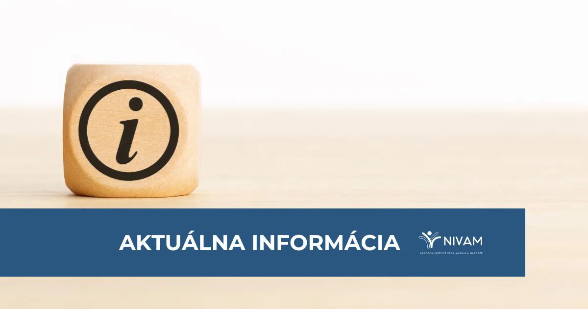 Grafika s textom aktuálna informácia.