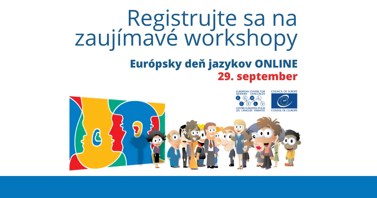 Pozvánka na registráciu na Európsky deň jazykov.