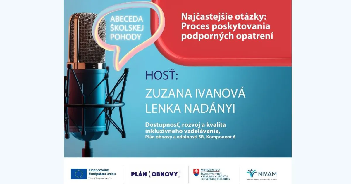 Grafika s názvom podcastu a hosťom.