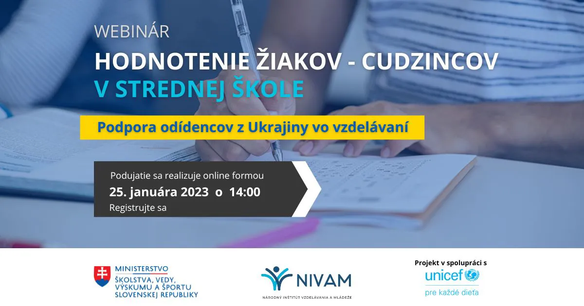 Grafika s informáciami k webináru.