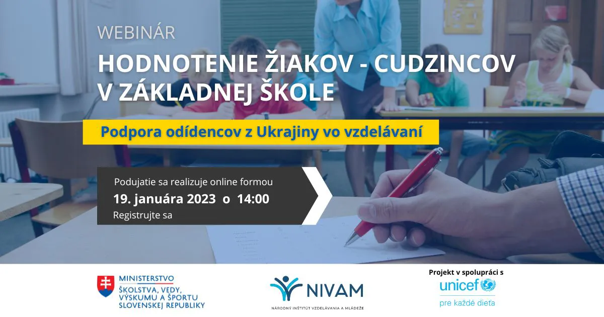 Grafika s informáciami k webináru.