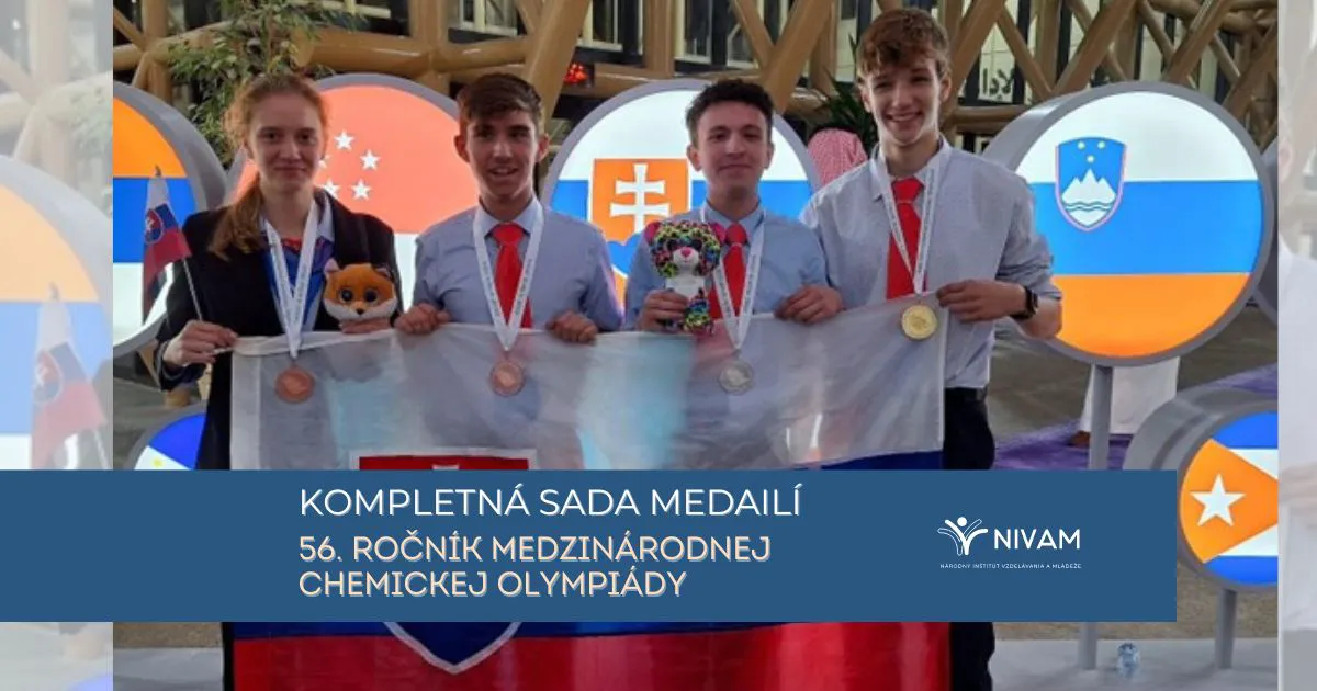 Mladí chemici s medailami na krku