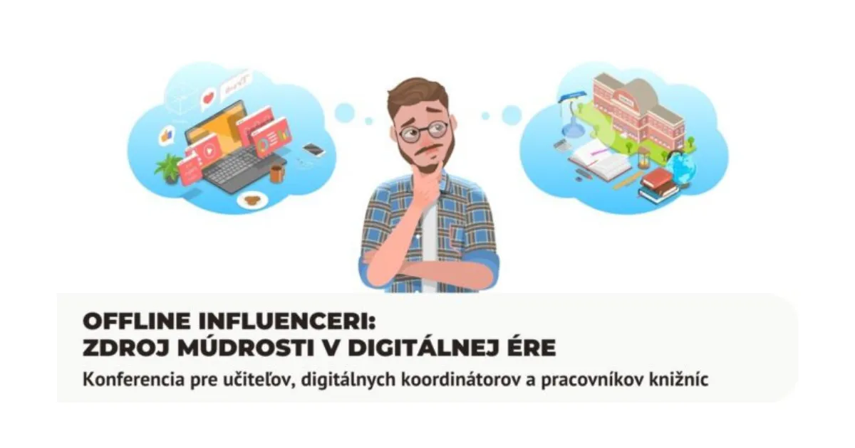 Grafika s názvom konferencie.