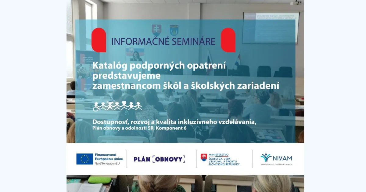 Grafika k informačným seminárom.