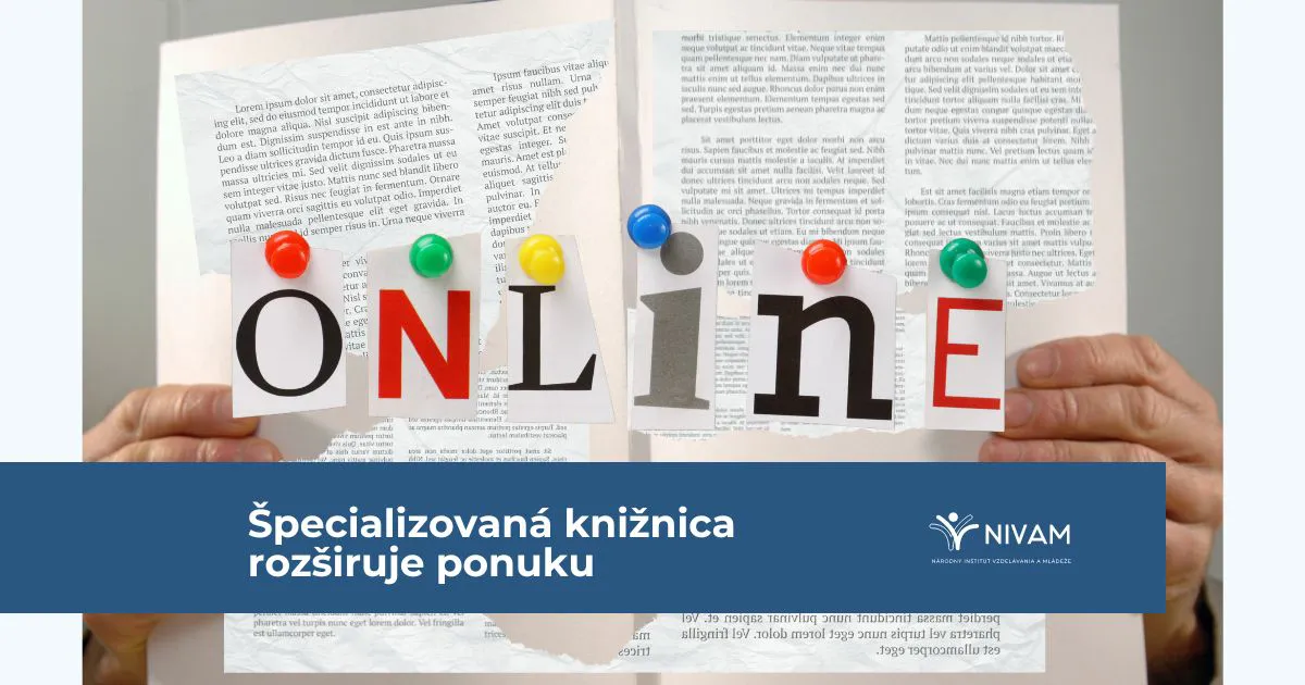 Na obrázku sú otvorené noviny a cez ne nápis ONLINE.