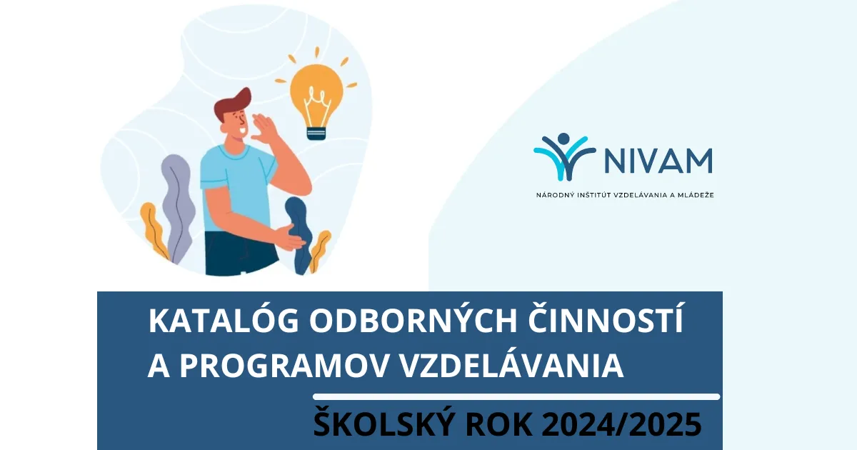 Ilustračný obrázok pre Katalóg odborných činností a programov vzdelávania.