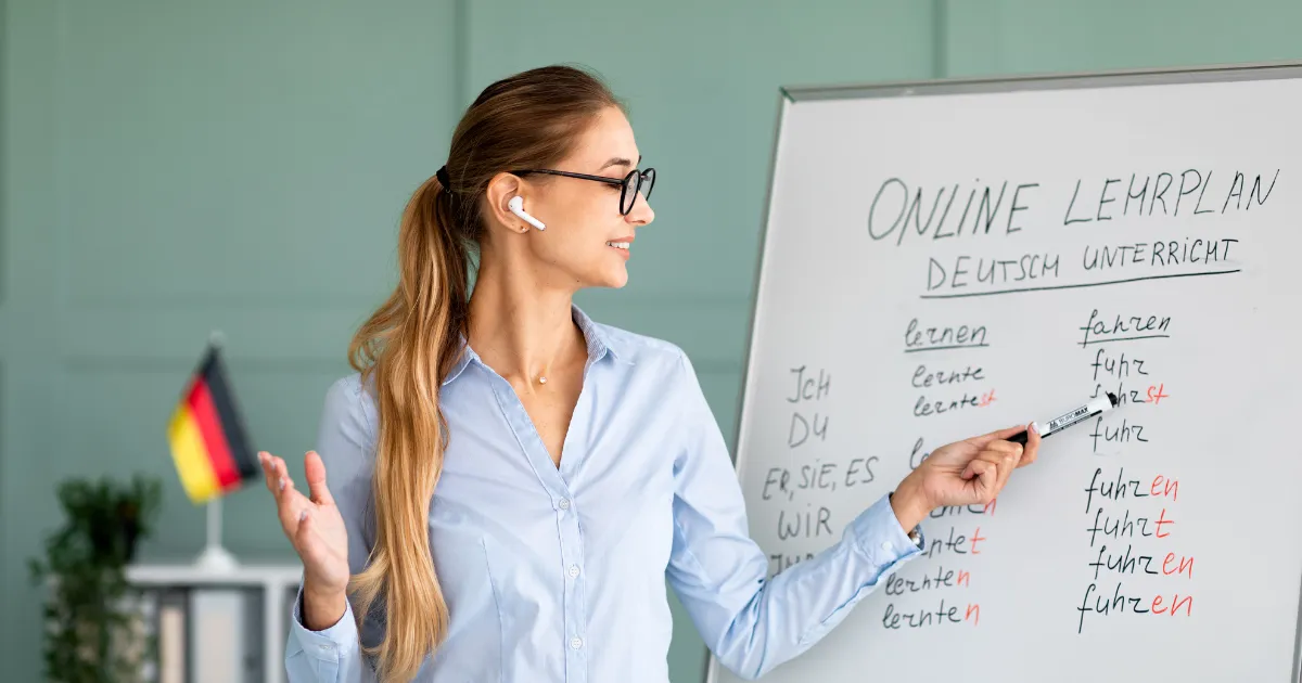 Učiteľka nemčiny.