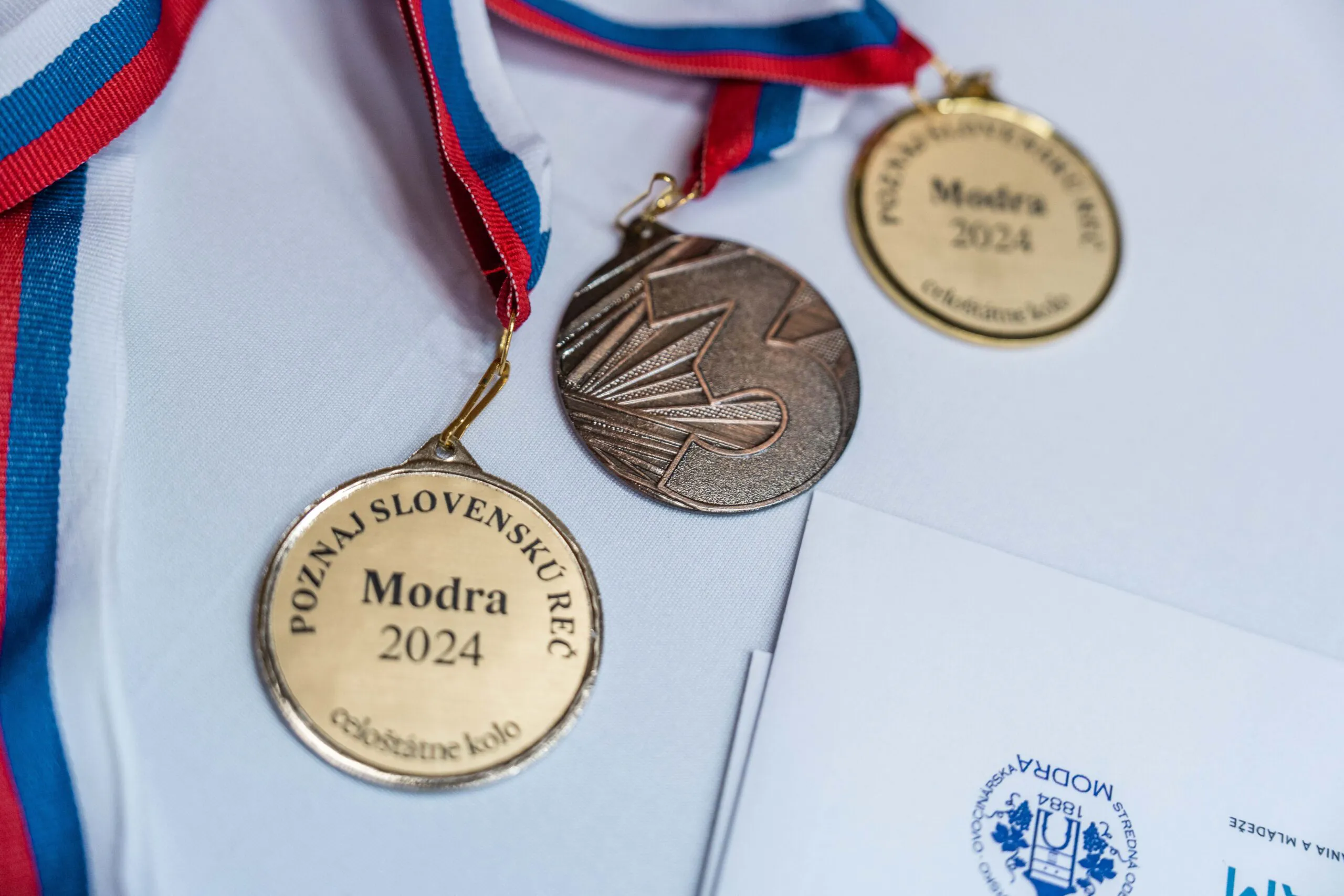 Medaily z celoštátneho kola súťaže.