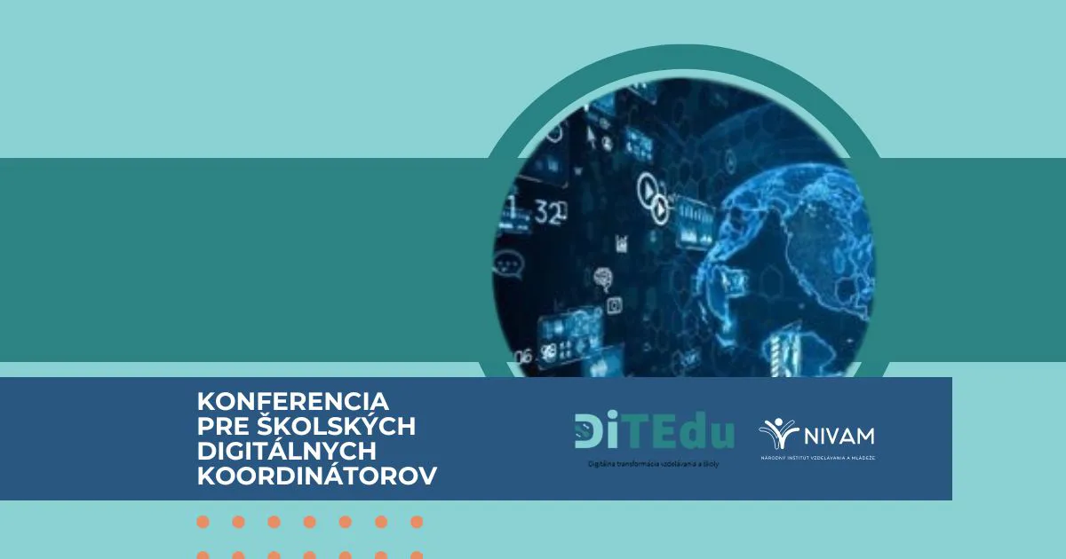 Grafika s názvom konferencie.