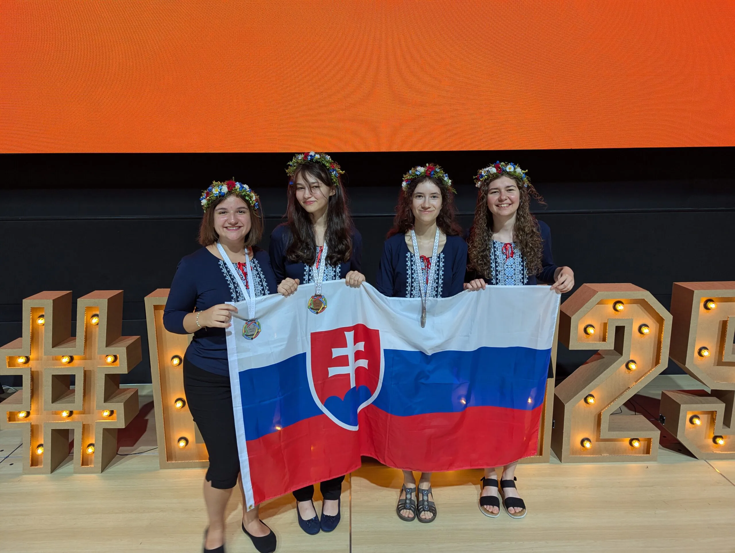 Účastničky olympiády.