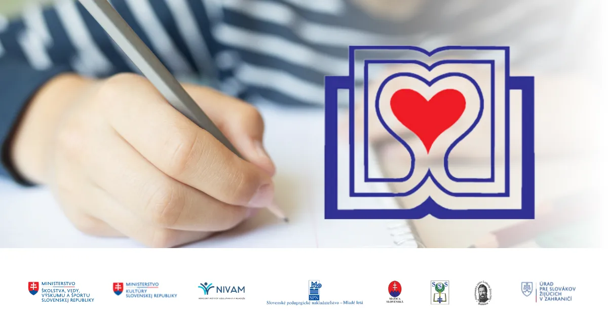 Jednoduchá grafika s logom súťaže a partnermi.