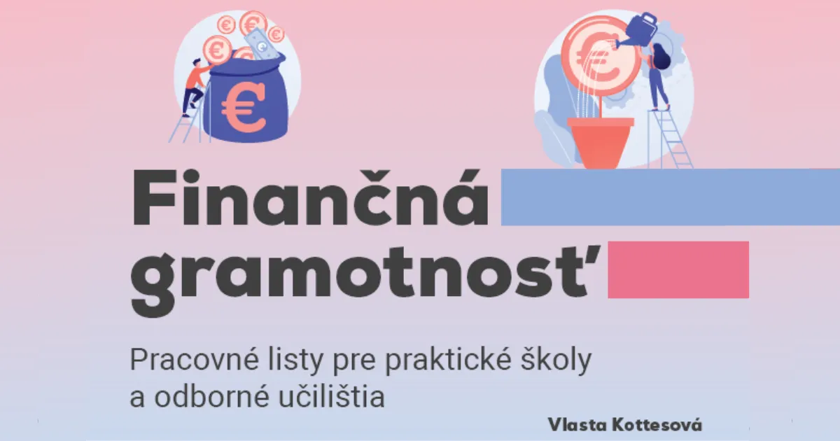 Grafika z pracovného listu o finančnej gramotnosti.