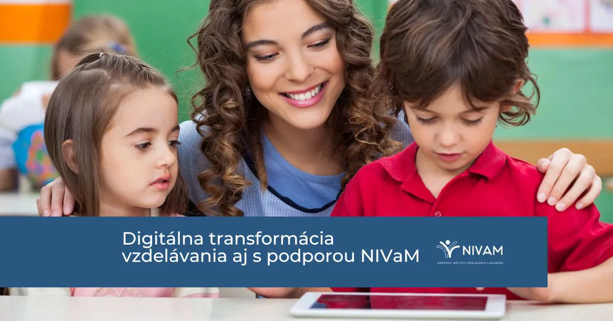 Grafika s informáciou o digitálnej transformácii.