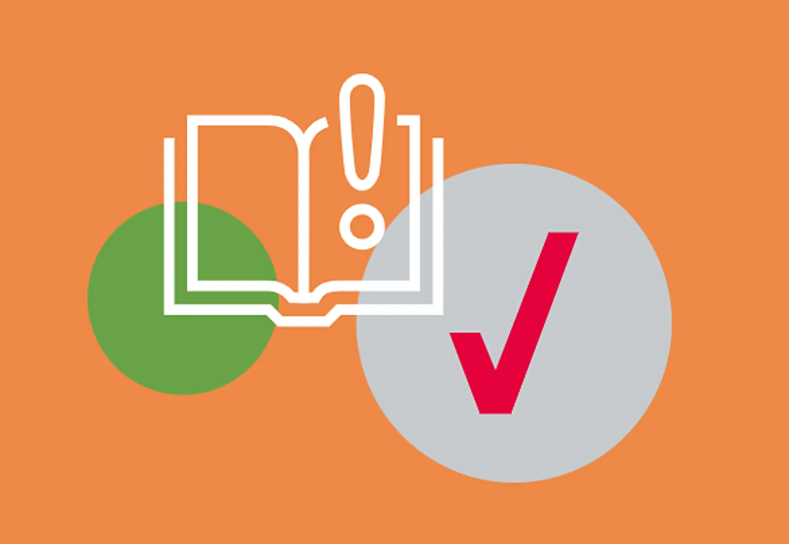 Grafický banner s oranžovým pozadím