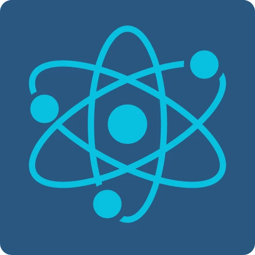 Na obrázku je ikona Fyzikálna olympiáda