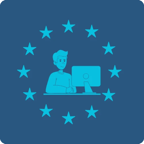 Na obrázku je ikonka Mladý Digitálny Európan