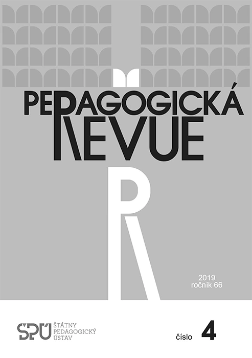 Titulka časopisu Pedagogická Revue