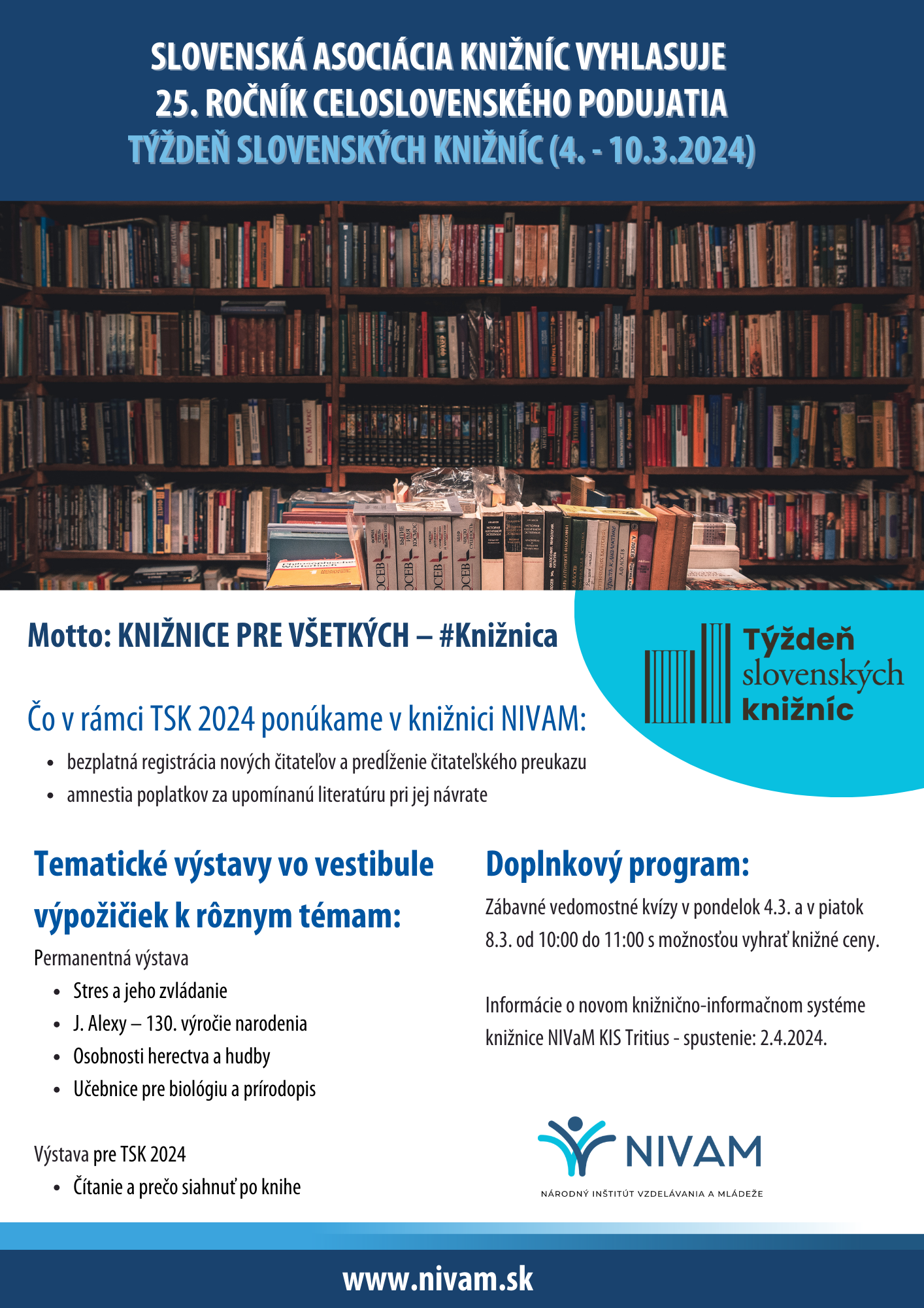 plagat Tyzden slovenskych kniznic