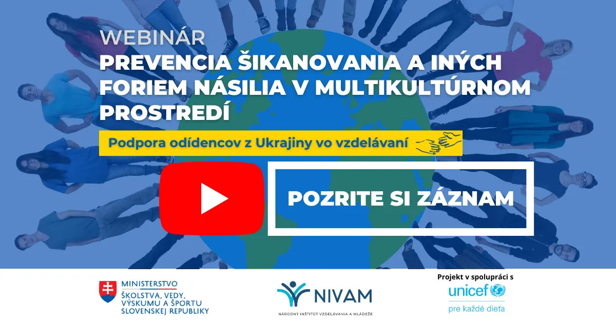 Grafika s informáciami o webinári.