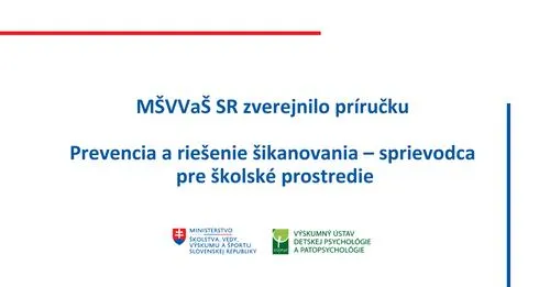 Grafika k príručke Prevencia a riešenie šikanovania – sprievodca pre školské prostredie.