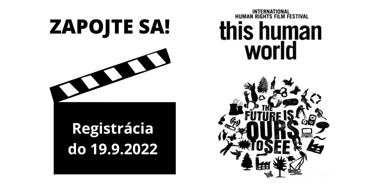 Grafický banner s výzvou na zapojenie sa do filmovej súťaže.