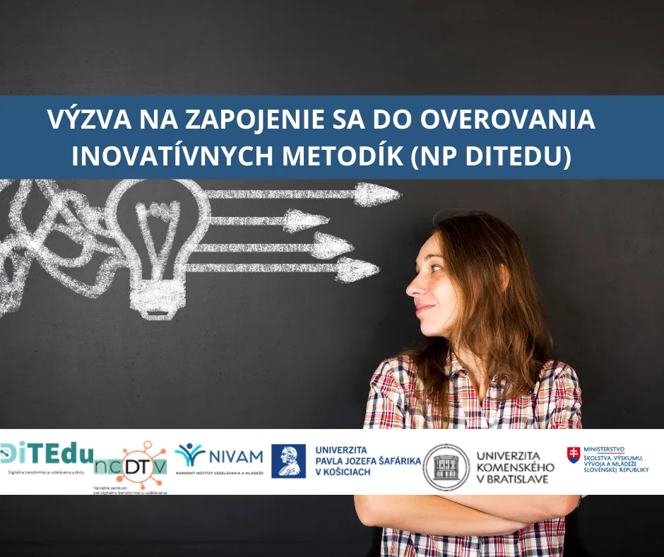 Grafika s výzvou na zapojenie sa do národného projektu.