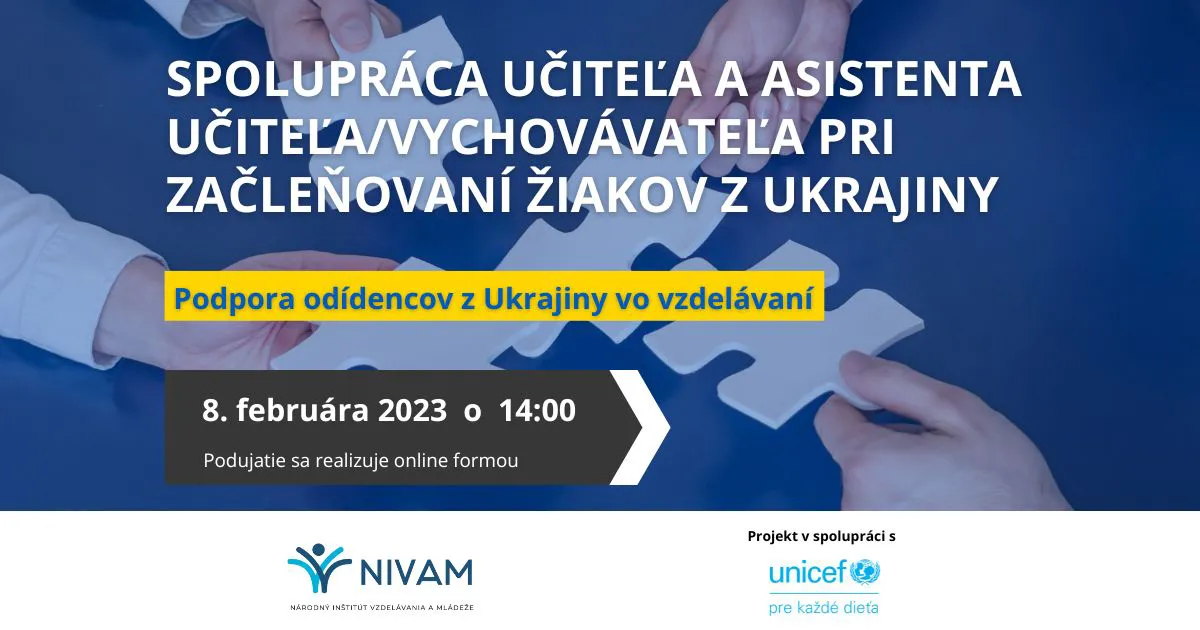 Grafika s informáciami k webináru.