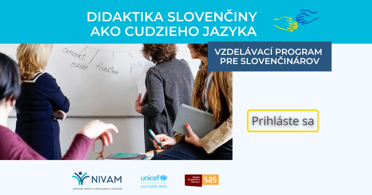Grafika k prihláseniu na vzdelávací program.