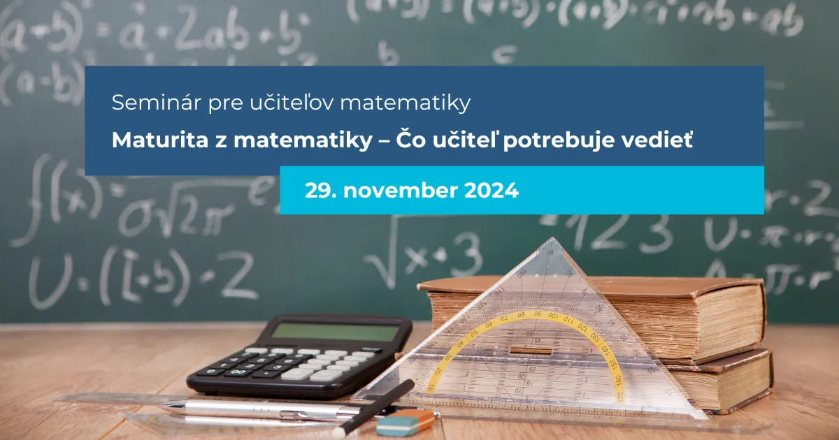 Grafika s informáciou o seminári.